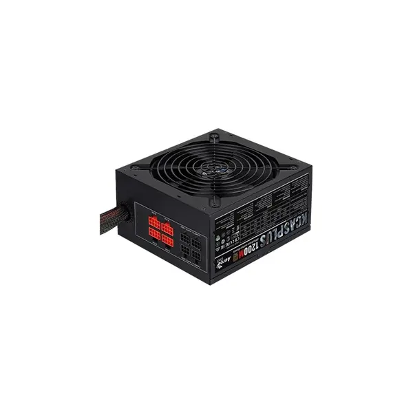 AEROCOOL KCAS PLUS 1200W 80+GOLD 12CM RGB FAN POWER SUPPLY AKTIF PFC (AE-KCASP1200GM)