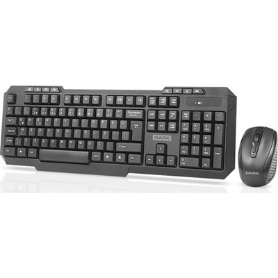Dark Dk-Ac-Kmw1010 Türkçe Kablosuz Multimedya Siyah Q Klavye+Mouse