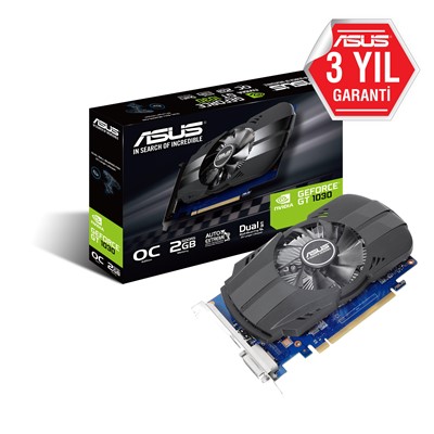 ASUS PHOENİX GT1030 2GB GDDR5 64BIT HDMI/DVI (PH-GT1030-O2G)