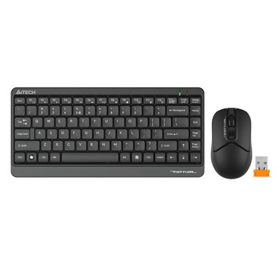 A4 TECH FG1112 KABLOSUZ Q MULTIMEDIA MINI KLAVYE + MOUSE SET SIYAH