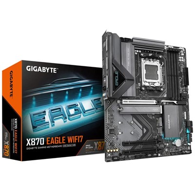Gıgabyte X870-Eagle-Wıfı7 Am5 Ddr5 Ses Glan Hdmı/Usb4 Sata3 Usb3.2 Atx