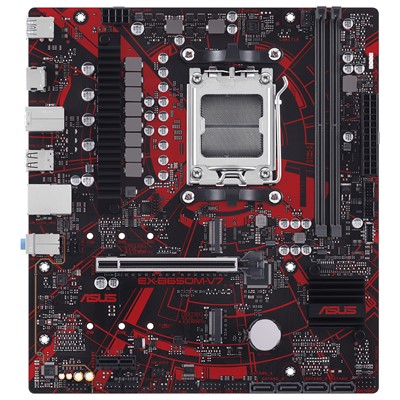 Asus Ex-B650m-V7 Am5 Ddr5 Ses Glan Hdmı Sata3 Usb3.2 Matx