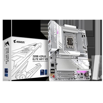 Gıgabyte Z890a-Elıte-Wıfı7-Ice 1851P Ddr5 Ses Glan Dp/Usb4 Sata3 Usb3.2 Atx