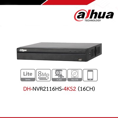 Dahua Nvr2116hs-4Ks2 16 Kanal Vga/Hdmı 1080P (Hd) Nvr Kayıt Cihazı