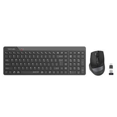 A4 Tech Fg2400 Aır2 2.4 Qmını Fn-Mm Sessız Klavye&Mouse Set Sıyah