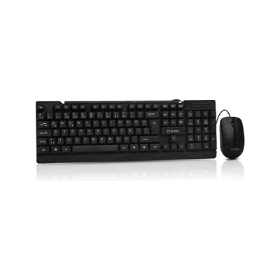 DARK KM1060 USB KABLOLU Q KLAVYE MOUSE SET SIYAH