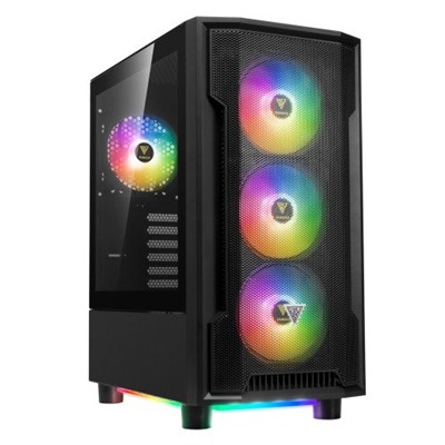 Gamdıas Athena M6 Lıte 750W Argb Tempered Glass Usb 3.0 Siyah Gamıng Kasa