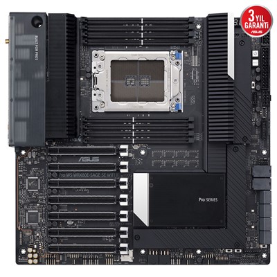 Asus Pro Ws Wrx80e-Sage Se Wıfı Iı Swrx8 Ddr4 Ses Glan Wrlss Sata3 Usb3.2 E-Atx