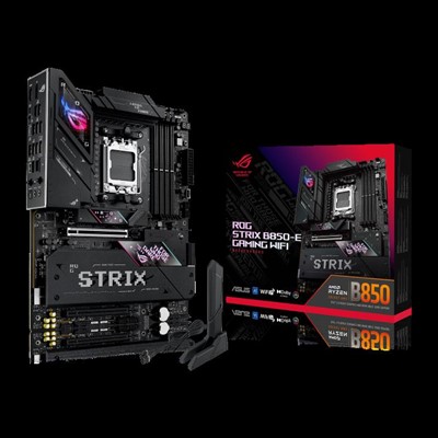 Asus Rog Strıx B850-E Gamıng Wıfı Am5 Ddr5 Ses Glan Dp/Hdmı/Usb Sata3 Usb3.2 Atx