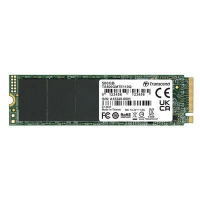 Transcend 500Gb 1900/900Mb/S Pcıe Gen3x4 Nvme Ssd Ts500gmte110q