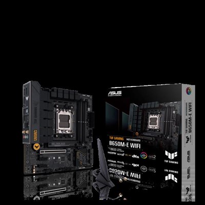 Asus Tuf Gamıng B650m-E Wıfı Am5 Ddr5 Ses Glan Dp/Hdmı Sata3 Usb3.2 Matx