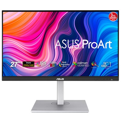Asus Proart Pa278cv 27" 5Ms 2K 2560X1440 Mdp/Hdmı/Dvı Mm Vesa Led Monıtor
