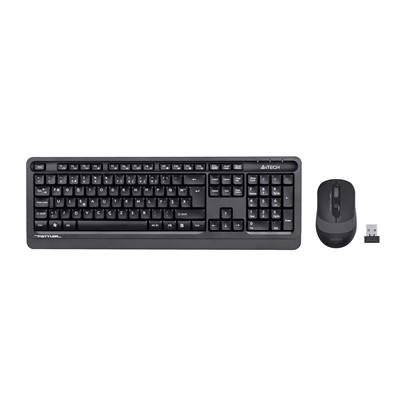 A4 TECH FG1010 USB KABLOSUZ F MULTIMEDIA KLAVYE + MOUSE SET SIYAH