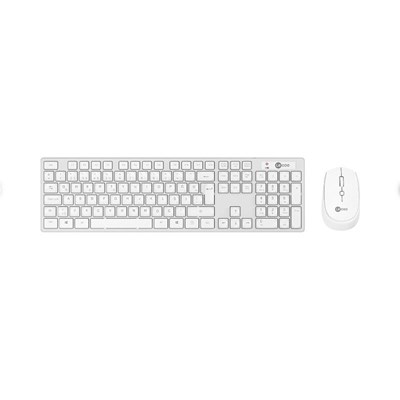 LECOO KM2001 KABLOSUZ KLAVYE MOUSE SET BEYAZ