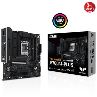 Asus Tuf Gamıng B760m-Plus 2Xddr5 Hdmı/Dp 2Xm.2 1Xglan 1700P Anakart