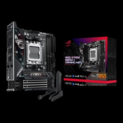 Asus Rog Strıx B850-I Gamıng Wıfı Am5 Ddr5 Ses Glan Hdmı/Usb Sata3 Usb3.2 Mıtx