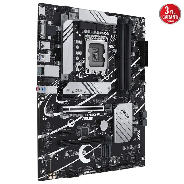 Asus Prıme B760-Plus 4Xddr5 Hdmı/Dp 3Xm.2 1Xglan 1700P (12.Gen 13.Gen) Anakart
