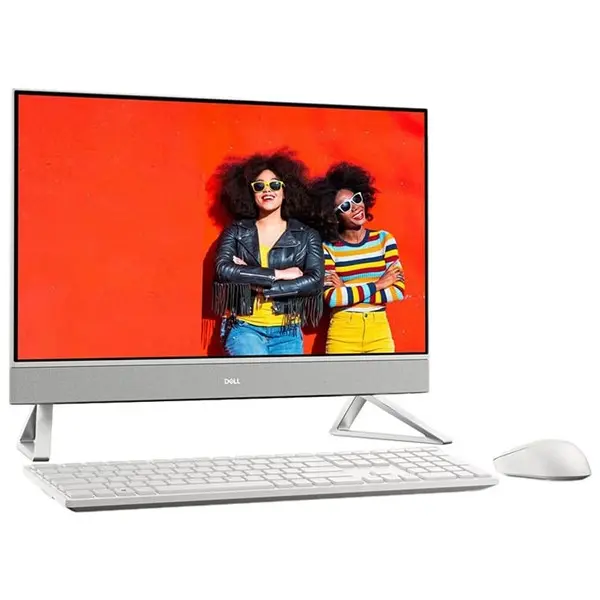 Dell Inspıron 5410 I5-1235U 8Gb 512Gb Ssd+1Tb Hdd 23.8" Fhd W11 Home Aıo, 2Xram Slot, Wıfı6, Webcam, Type-C, Kablosuz Km Set, 2Yıl Yerinde Garanti