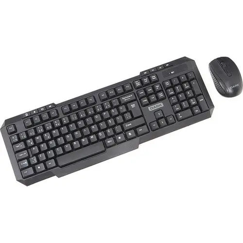 Dark Dk-Ac-Kmw1010 Türkçe Kablosuz Multimedya Siyah Q Klavye+Mouse