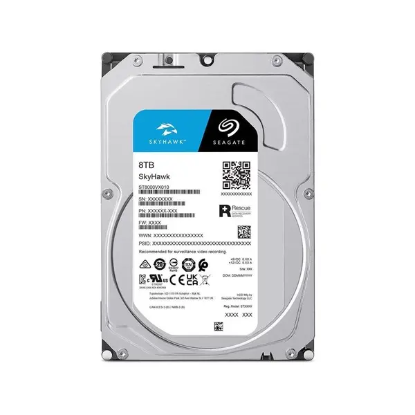 Seagate Skyhawk 8Tb 7200Rpm 256Mb Sata3 St8000vx009 7/24 Hdd