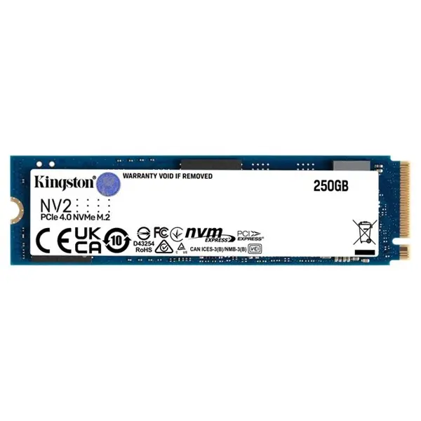 Kıngston Snv2s/250G 250Gb 3000/1300Mb/S M.2 2280 Pcıe Nvme Ssd