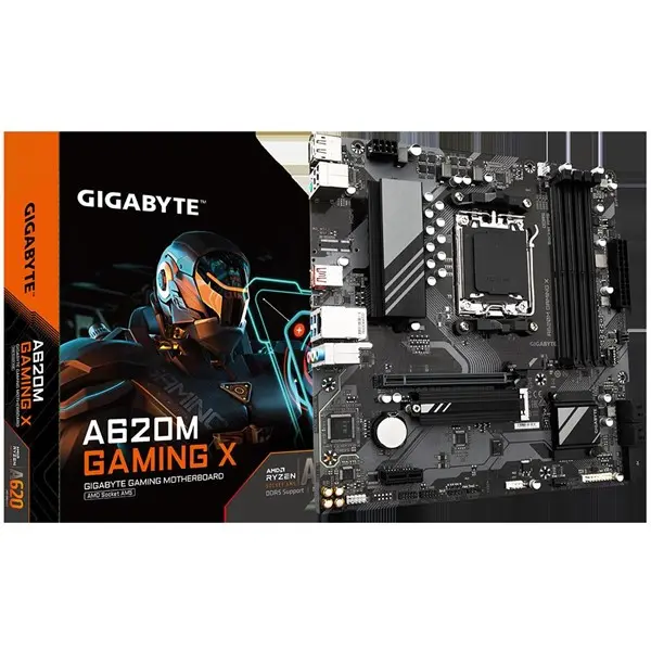 Gıgabyte A620m Gamıng X  Am5 Ddr5 Dp/Hdmı Sata3 Usb3.2 Matx