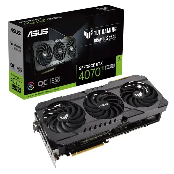 Asus Rtx4070-Tı Super 16Gb Gddr6x 256Bıt 3Xdp/2Xhdmı (Rtx4070tıs-O16g-Og-Gamıng)