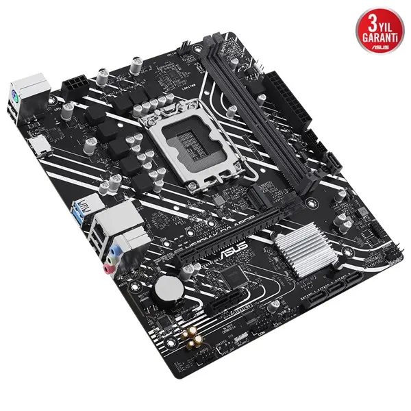 Asus Prıme H610m-K D4 Argb 2Xddr4 Vga/Hdmı 1Xm.2 1Xglan 1700P Anakart