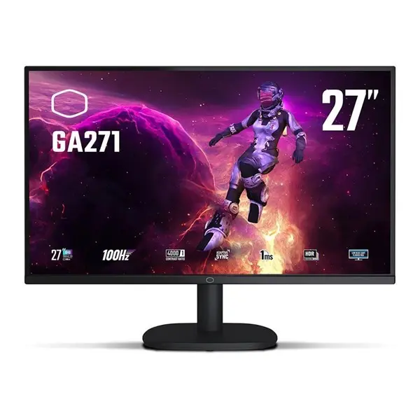 Cooler Master 27" Cmı-Ga271-Ek 2560X1440 100Hz 1Ms Dp/Hdmı +Vesa