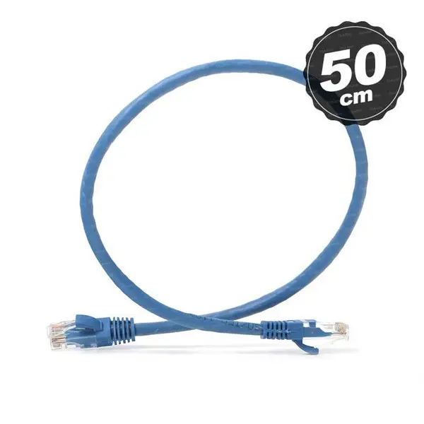 DARK DK-CB-NT6U50BU 50CM UTP CAT6 PATCH KABLO MAVİ AWG24/7