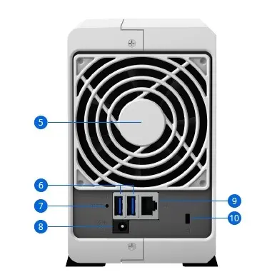 Synology Ds220j 2 Bay 1Xglan Nas Depolama Ünitesi    