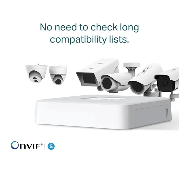 TP-LINK VIGI NVR1104H-4P 4 KANAL POE 2xHDMI 1xVGA H265+ NVR KAYIT CİHAZI