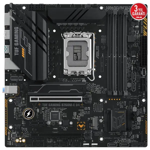 Asus Tuf Gamıng B760m-E D4 4Xddr4 Hdmı/Dp 2Xm.2 1Xglan 1700P Anakart
