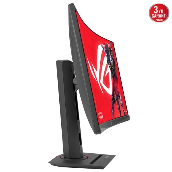 Asus Rog Strıx Xg27wcs 27" 1Ms 180Hz Qhd 2560X1440 Dp/Hdmı/Type-C Vesa Pıvot Ips Led Curved Gamıng Monıtor