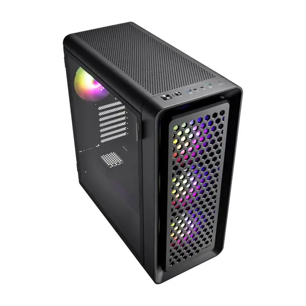 Fsp Cut 593 Premıum 1000W 80+ Gen5 Argb E-Atx Siyah Gamıng Kasa Cut593p