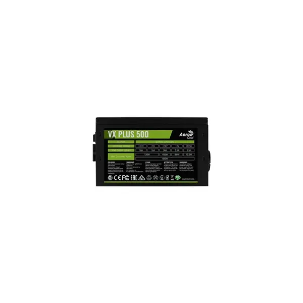 Aerocool Vx Plus 500W 12Cm Fanlı Power Supply Aktıf Pfc Ae-Vxp500
