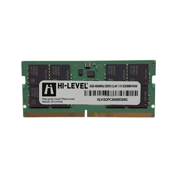 8 Gb Ddr5 4800Mhz Hı-Level Cl40 1.1V Sodımm (Hlv-Sopc38400d5/8G)