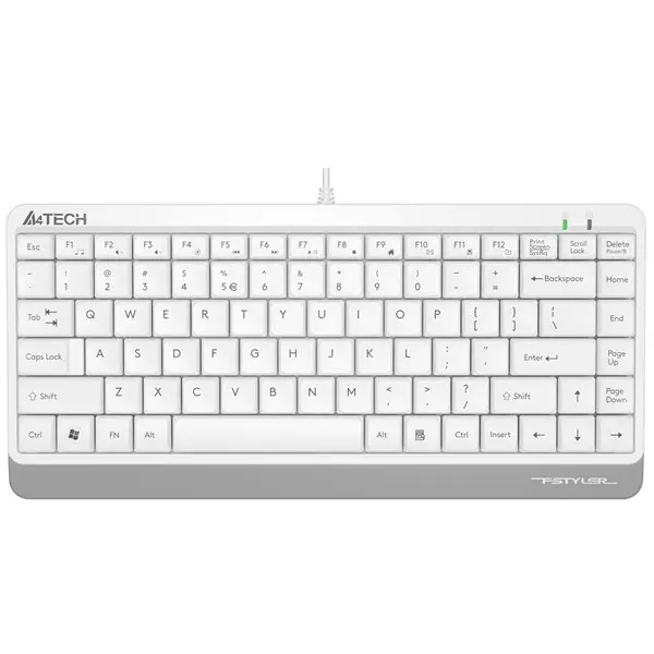 A4 TECH FK11 USB KABLOLU Q MULTIMEDIA MINI KLAVYE BEYAZ