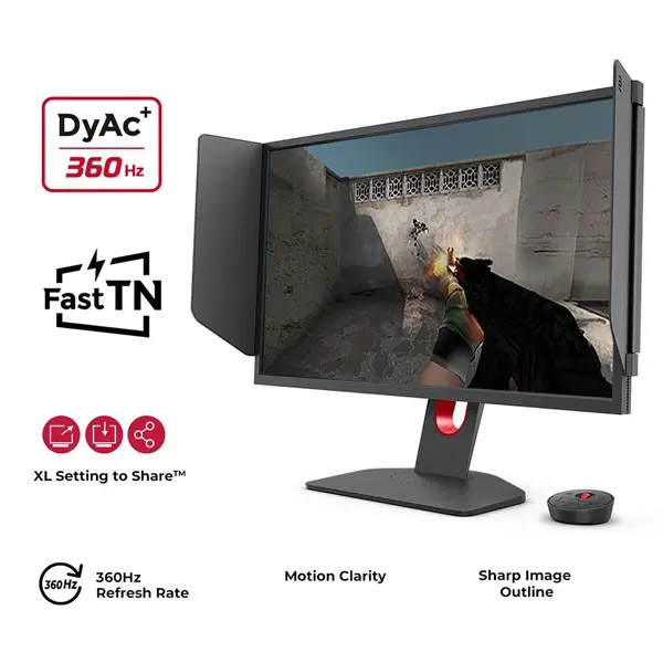 Benq Zowıe Xl2566k 24.5" 0.5Ms 360Hz 1920X1080 2Xhdmı/Dp Vesa/Pıvot Fast Tn E-Spor Gamıng Monıtor