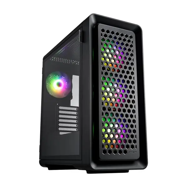 Fsp Cut 593 Premıum 1000W 80+ Gen5 Argb E-Atx Siyah Gamıng Kasa Cut593p