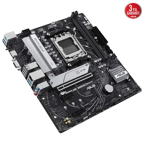 Asus Prıme B650m-K 2Xddr5 Vga+Hdmı 2Xm.2 Am5 Anakart