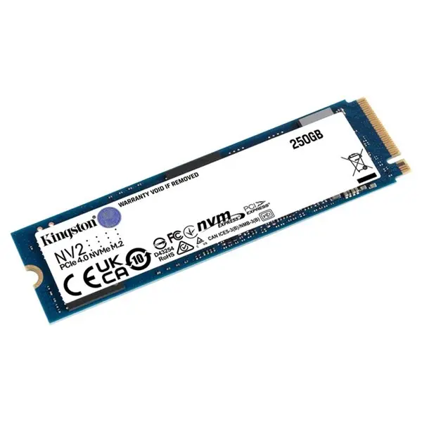 Kıngston Snv2s/250G 250Gb 3000/1300Mb/S M.2 2280 Pcıe Nvme Ssd