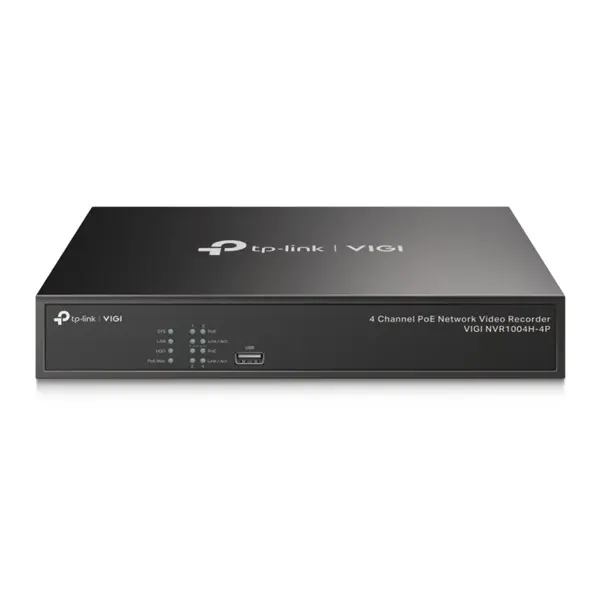 TP-LINK VIGI NVR1004H-4P 4 KANAL POE H265+ NVR KAYIT CİHAZI