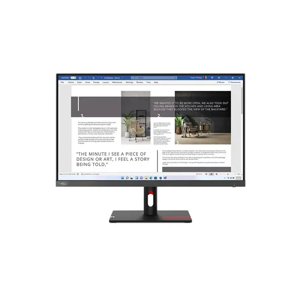 Lenovo S27ı-30 63Dfkat4tk 27" 4Ms 100Hz 1920X1080 Vga/Hdmı Vesa Siyah Ips Led Monıtor