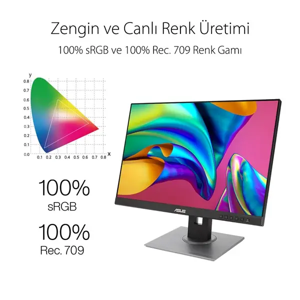 Asus Proart Pa248qv 24.1" 5Ms 1920X1080 Vga/Hdmı/Dp Mm Vesa Led Monıtor