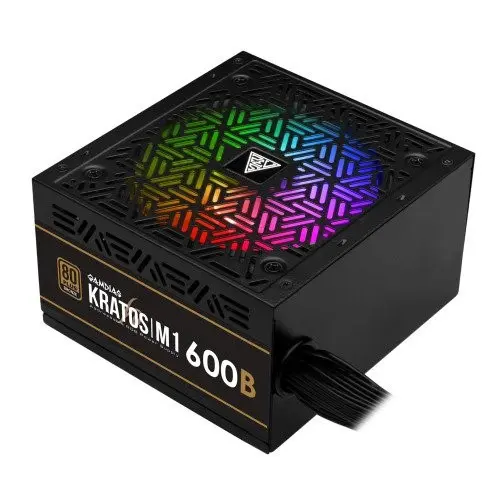 Gamdıas Kratos M1-600B 600W 80+ Br Rgb Power Supply Aktıf Pfc