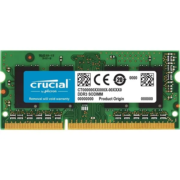 Crucıal 8Gb 1600Mhz Ddr3 Crusol1600/8G Notebook Ram