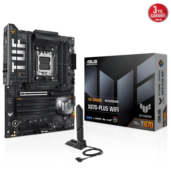 Asus Tuf Gamıng X870-Plus Wıfı 4Xddr5 Hdmı 4Xm.2 Am5 Anakart